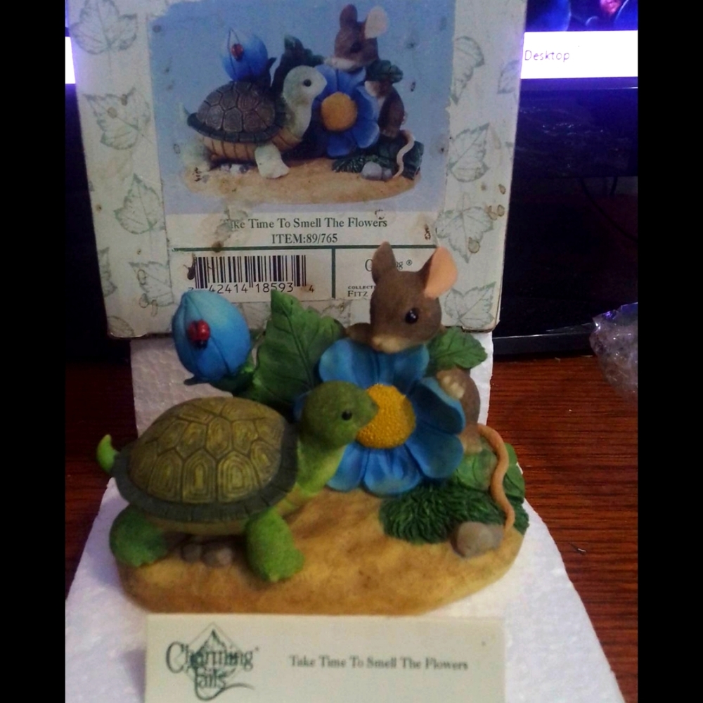 Charming tail's"Take Time To Smell The Flowers"